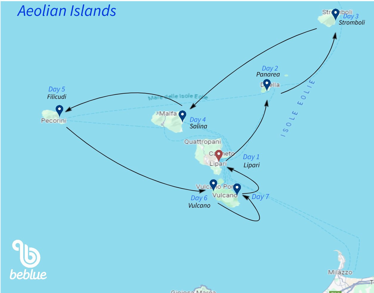 Aeolian Islands from Lipari - ID 111