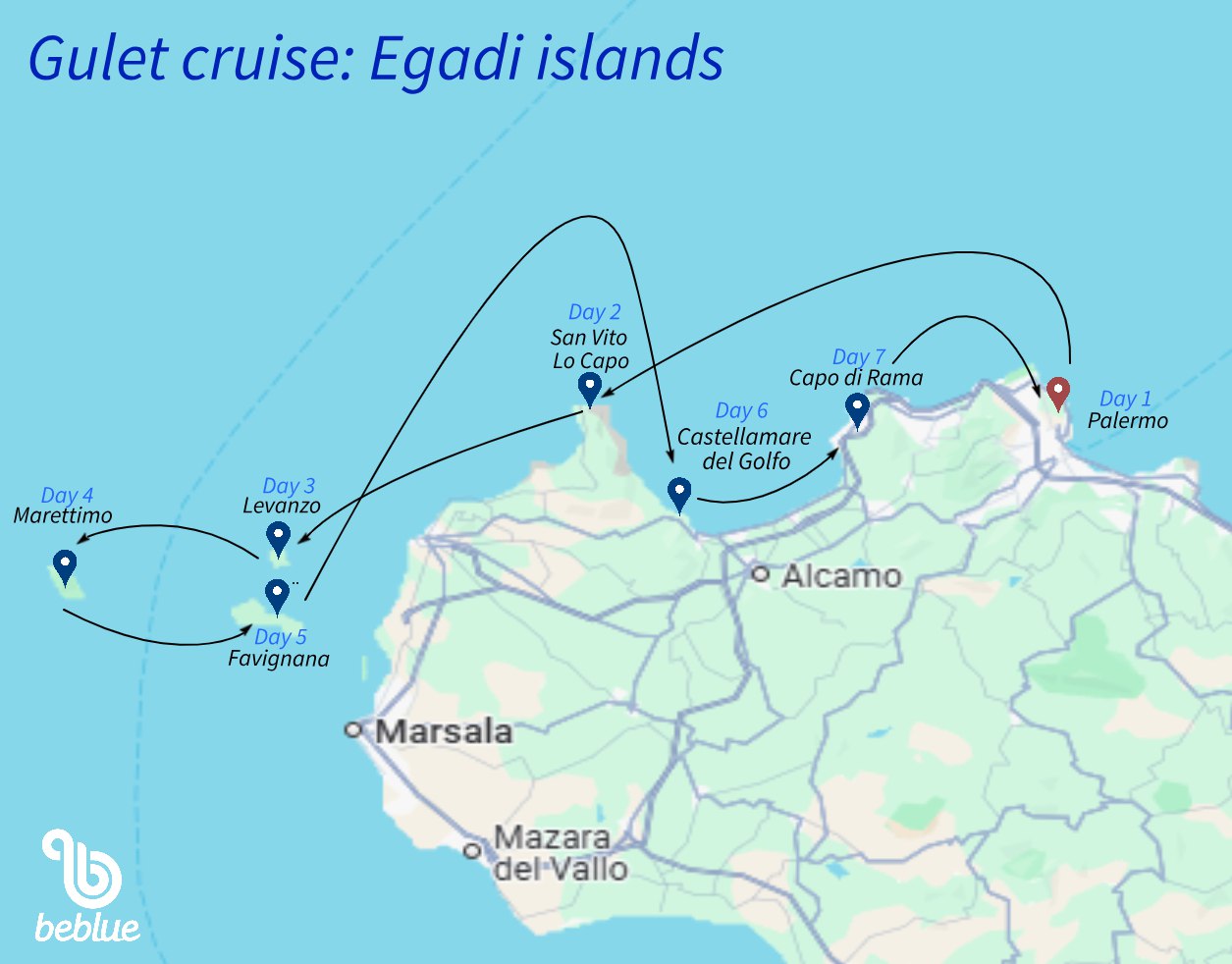 Gulet cruise Aegadian Islands - ID 348