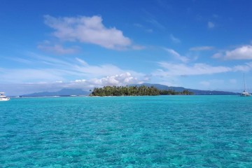 Bora Bora, Polinesia Francesa: Crucero en catamarán