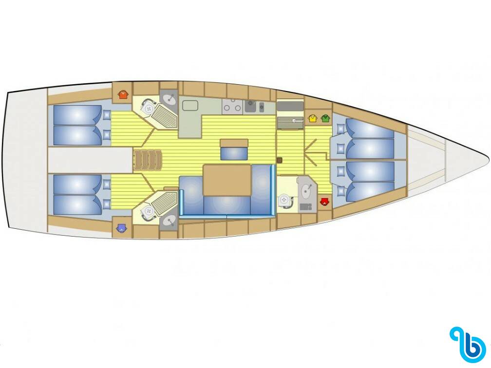 Bavaria 46 Cruiser, Fonsos