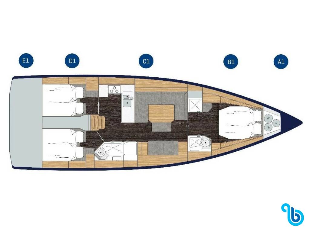 Bavaria C45, EFIX