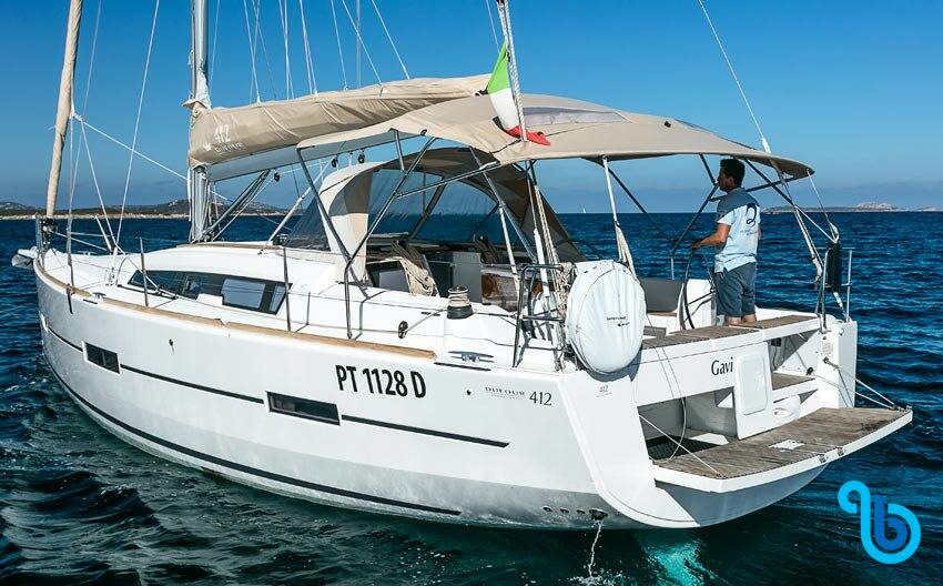 Dufour 412 GL, Gavi