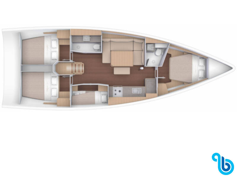 Dufour 430 Grand Large, FIODENA