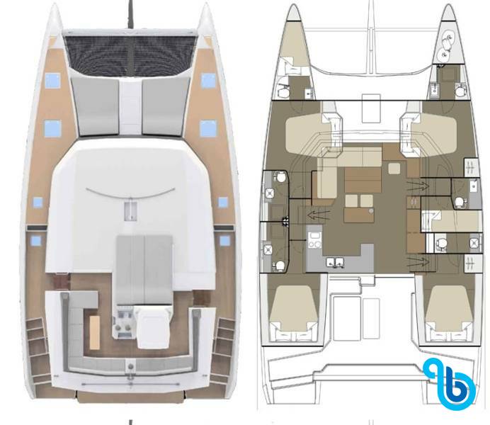 Dufour Catamaran 48, Wonderland Planet