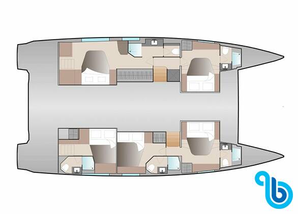 Fountaine Pajot Aura 51, Activated Escape