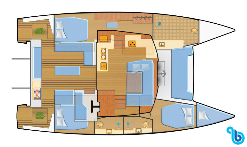 Fountaine Pajot Elba 45, Protea