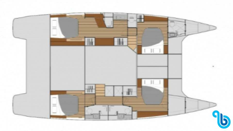 Fountaine Pajot Saba 50, Franco Nero