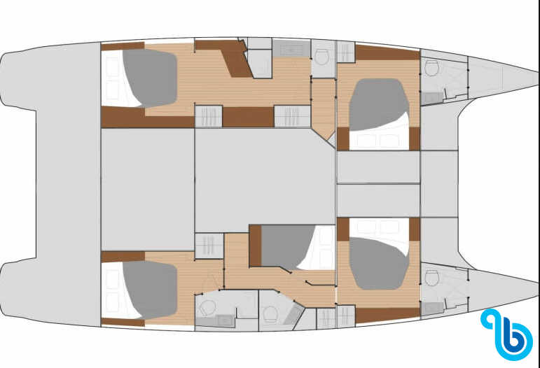 Fountaine Pajot Saba 50, Franco Nero