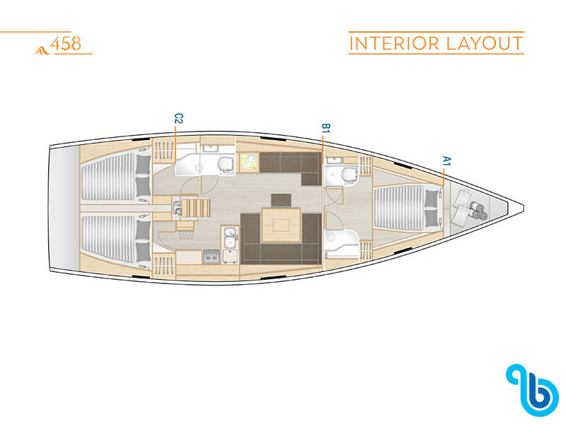 Hanse 458, Summer wind