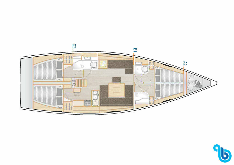 Hanse 458, NEW-1- 2022