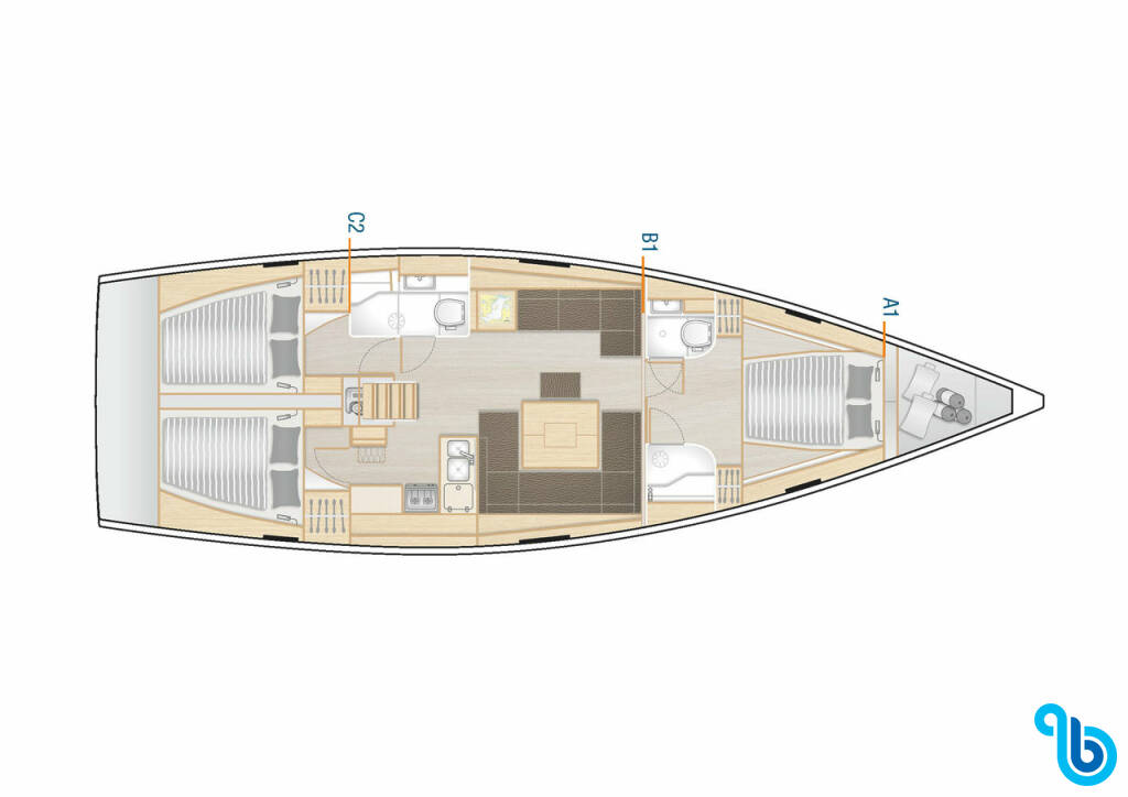 Hanse 458, 