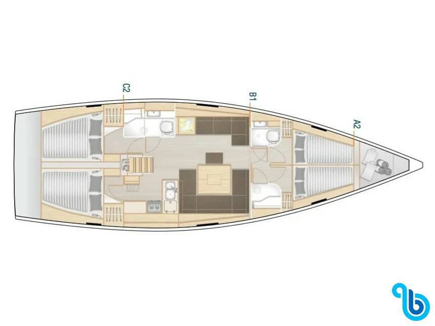 Hanse 458, Xristina