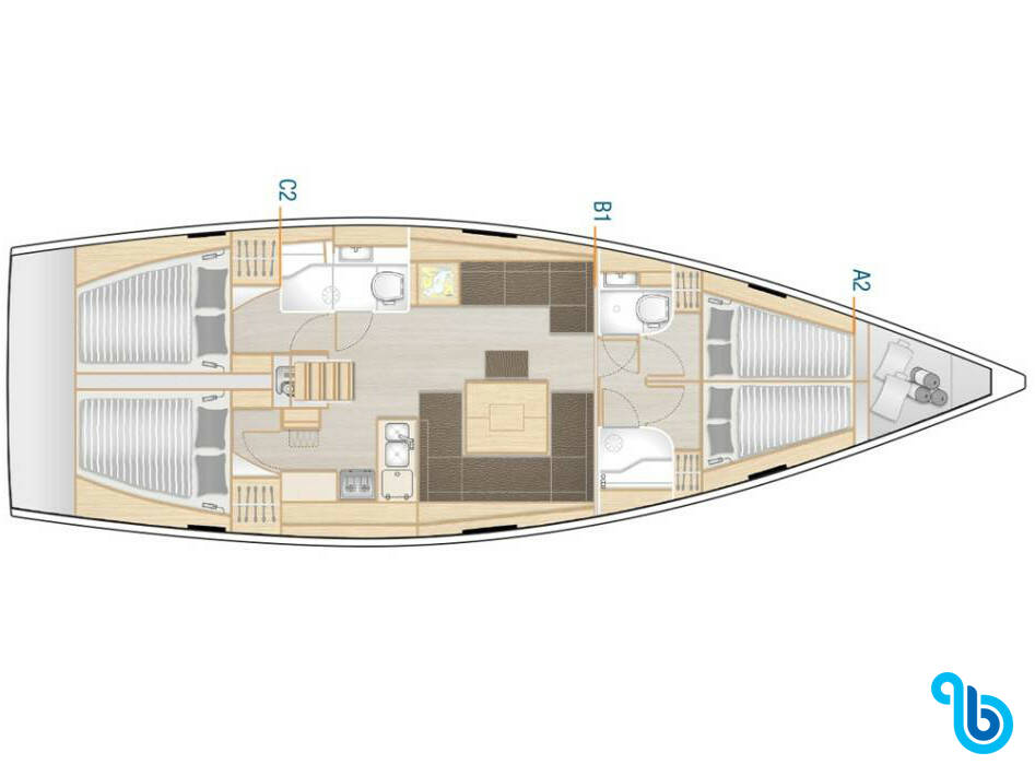 Hanse 458, Hydra