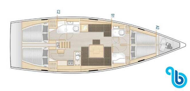 Hanse 458, Apple