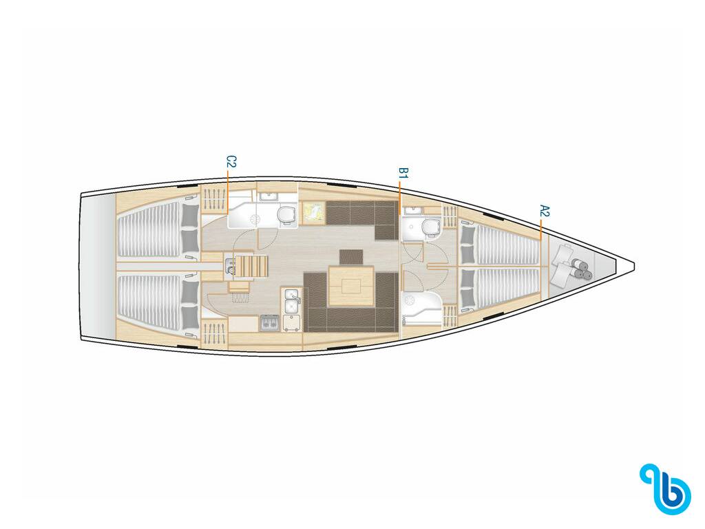 Hanse 458, Adagio