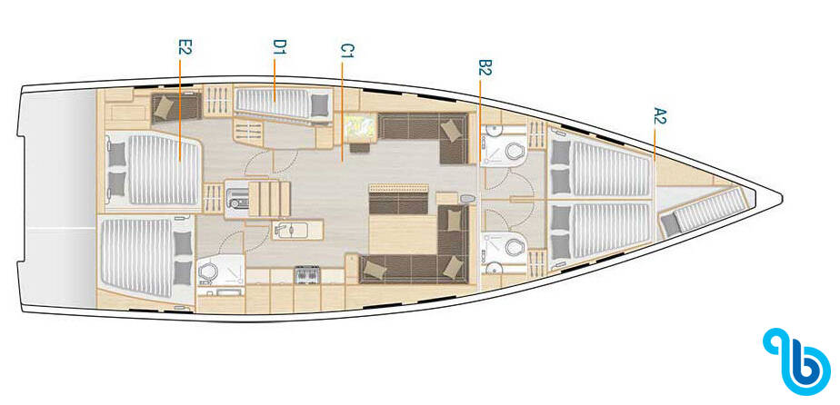 Hanse 548, 