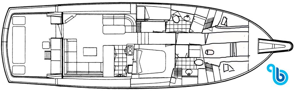 Hatteras 50 Convertible, Tipejyas