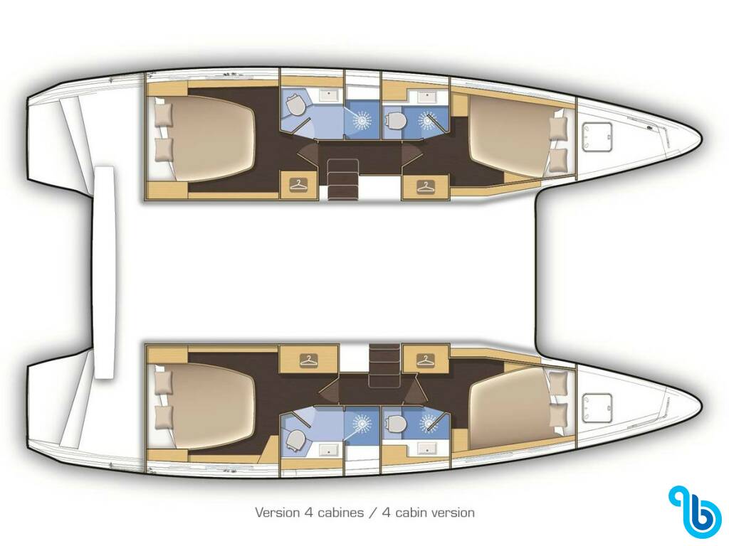 Lagoon 42, A/C - Generator