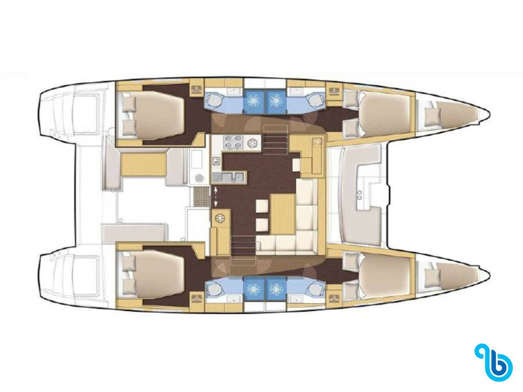 Lagoon 450 Fly, Grey Goose II - All inclusive half board