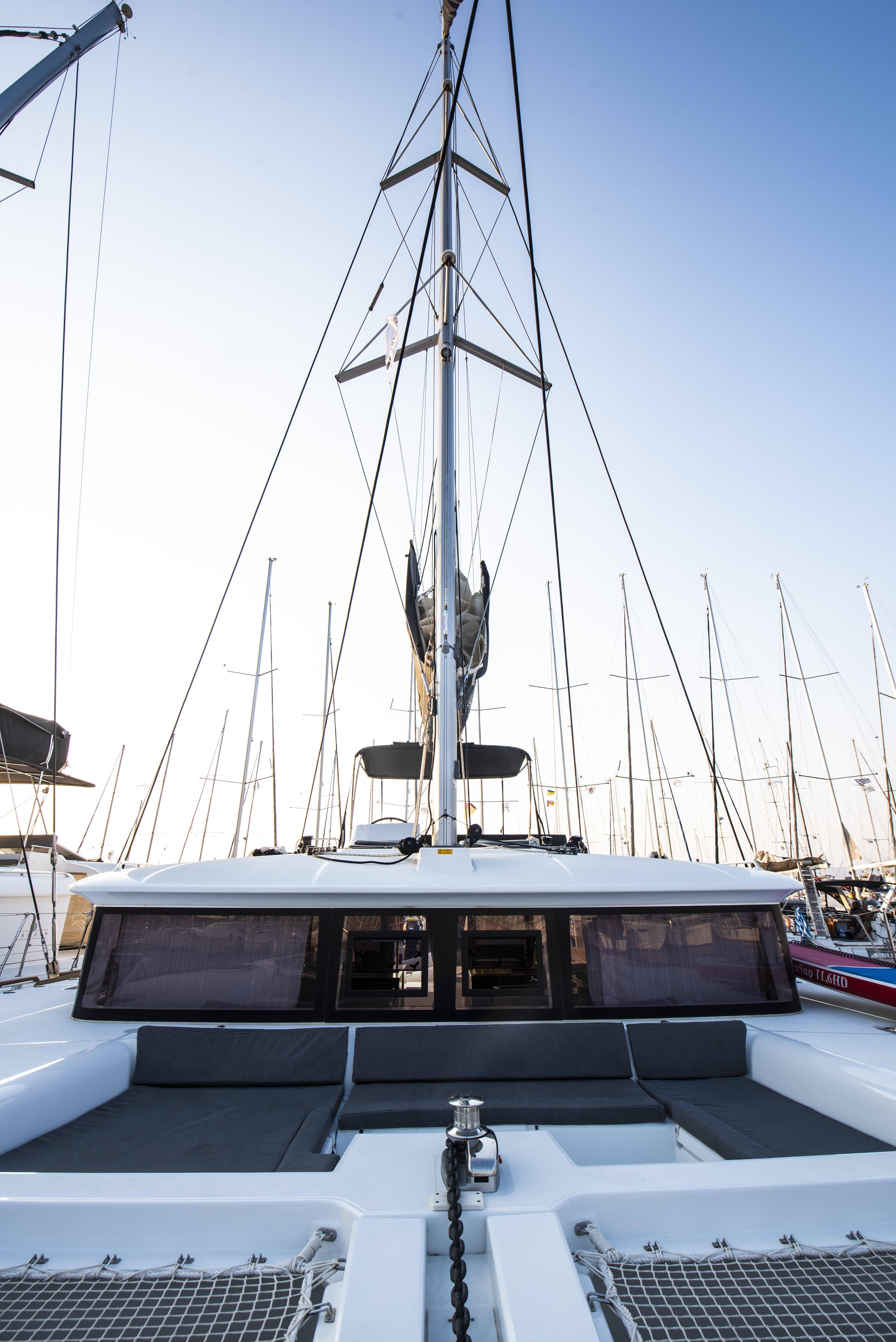 Lagoon 450 Flybridge, Greis