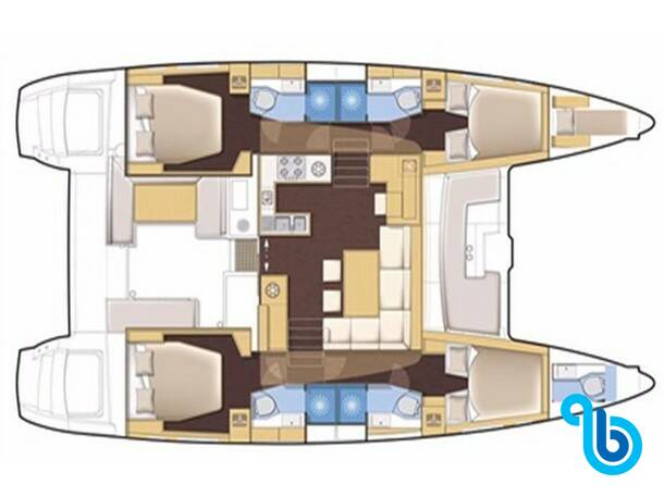 Lagoon 450  Flybridge, Lulu