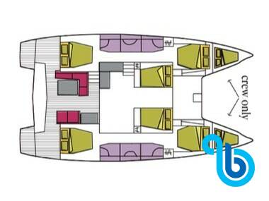 Lagoon 50, Lag. 50 new Sal.(A/C, WM, Generator, Tender Lift, Inverter)