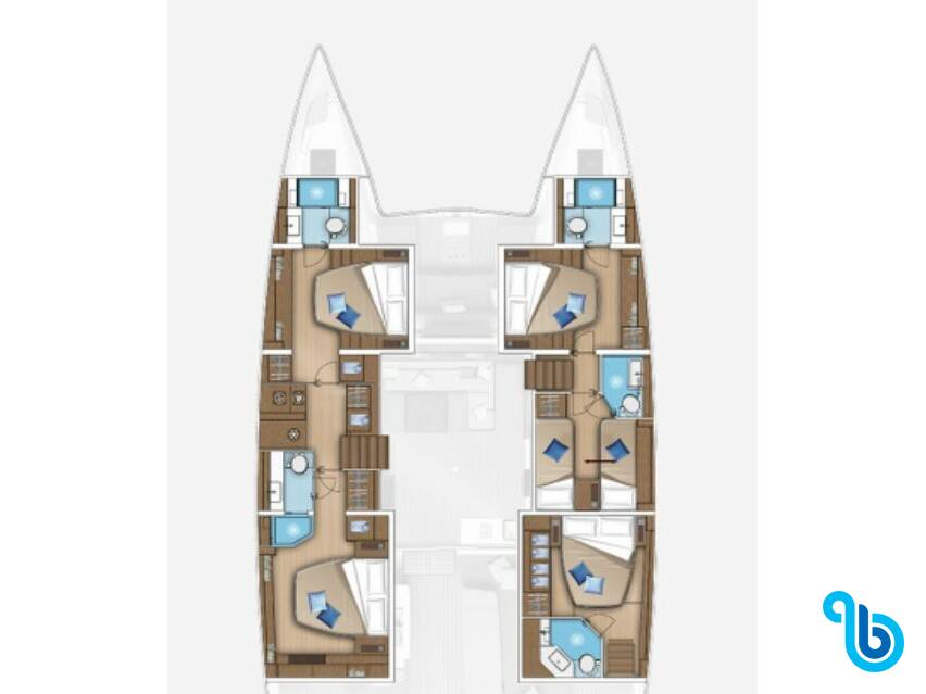 Lagoon 55, Adel