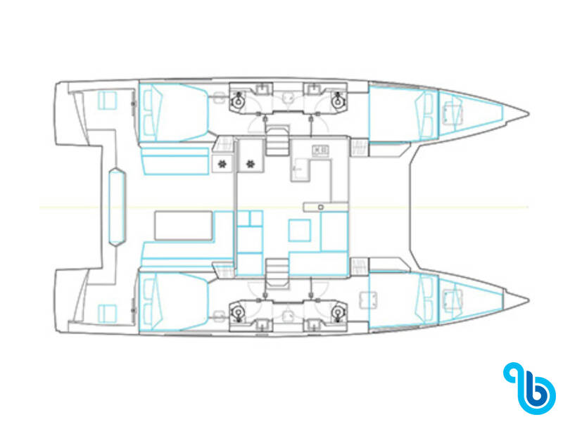 Nautitech 46 Fly, PRES- 46F-18-G