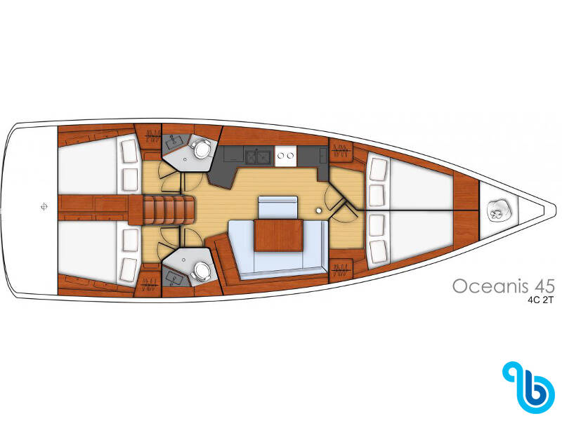 Oceanis 45, Paradais Island