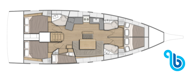 Oceanis 46.1, Kos 46.6