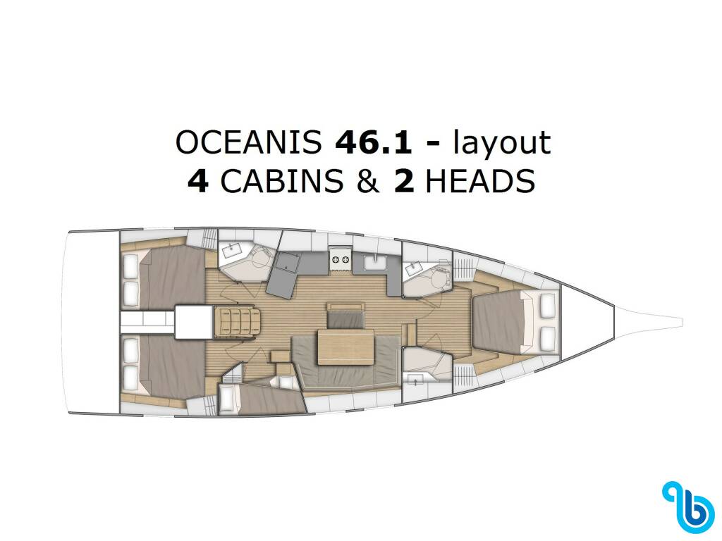 Oceanis 46.1 , NAUTI BUOY