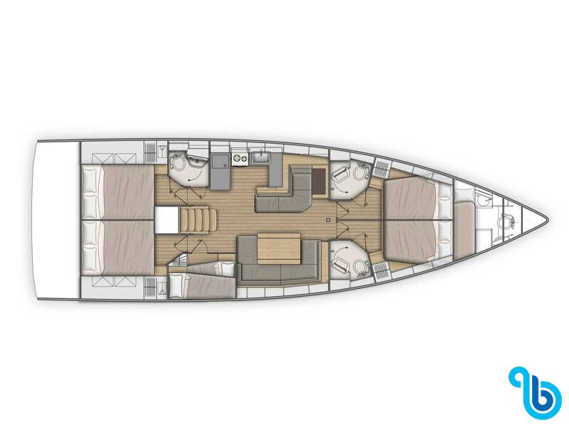 Oceanis 51.1, Caramel