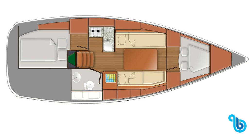 Sun Odyssey 319, Lazzarone