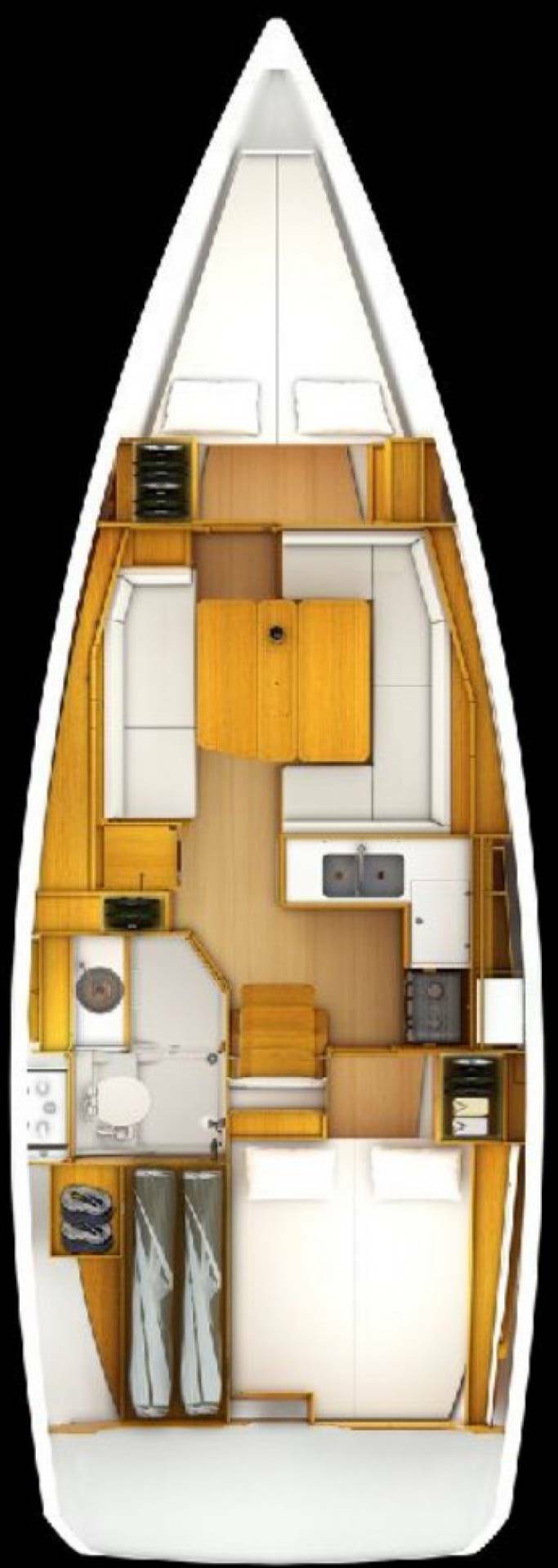 Sun Odyssey 389, Carelli