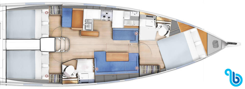 Sun Odyssey 410, Suncity 3