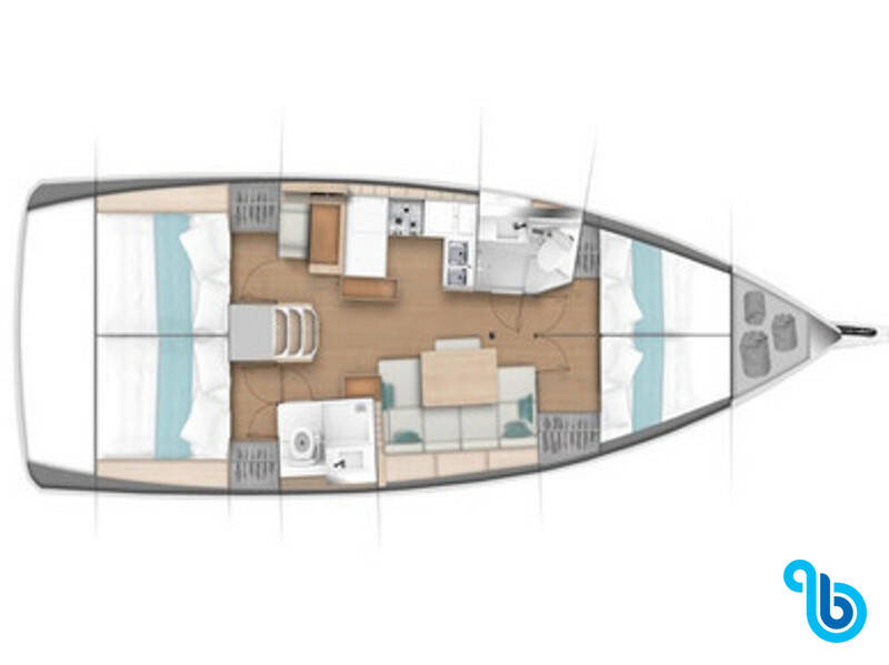 Sun Odyssey 440 , CL- 440-18-G