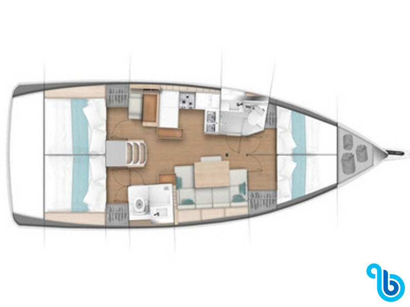 Sun Odyssey 440, SO440-18-P