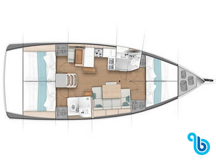 Sun Odyssey 440, NAVILLERA