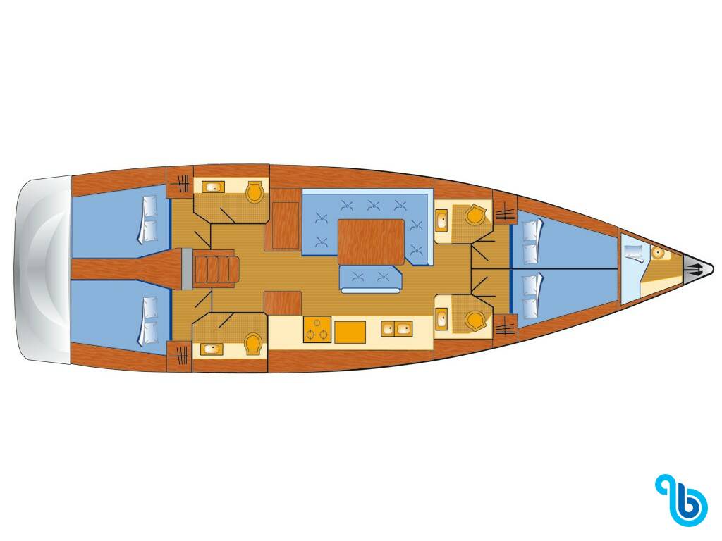 Sun Odyssey 519, Alea